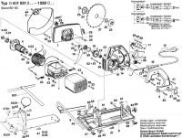 Bosch 0 601 555 011 ---- Circular hand saw Spare Parts